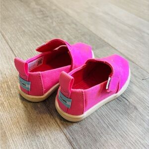 TOMS Toddler Classic Pink Shoes